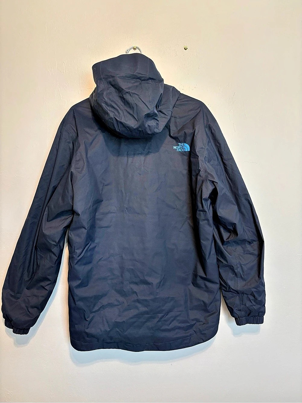 The North Face Hooded Lightweight insulated Jacket Blue XL - Picture 2 of 6